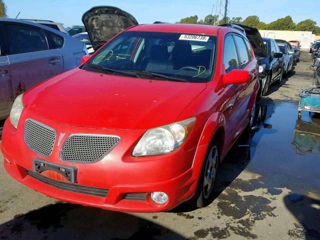 5Y2SL65856Z415806 - 2006 PONTIAC VIBE RED photo 2