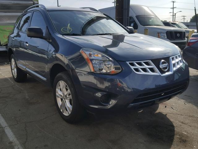 JN8AS5MT9FW153082 - 2015 NISSAN ROGUE SELE BLUE photo 1