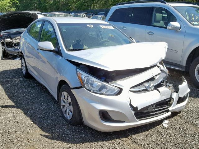 KMHCT4AEXHU253171 - 2017 HYUNDAI ACCENT SE SILVER photo 1