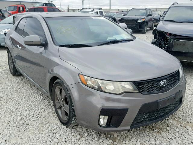 KNAFU6A28B5338556 - 2011 KIA FORTE EX GRAY photo 1