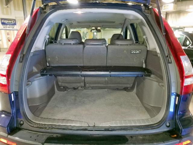 5J6RE487X8L043105 - 2008 HONDA CR-V EXL BLUE photo 9