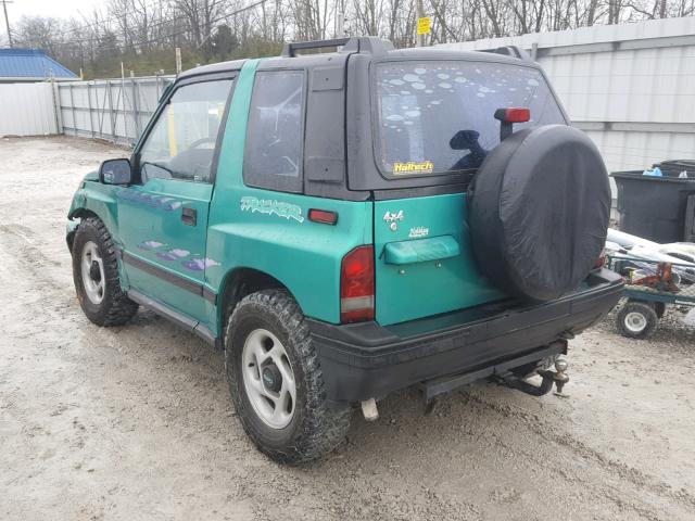 2CNBJ18U9R6924228 - 1994 GEO TRACKER GREEN photo 3