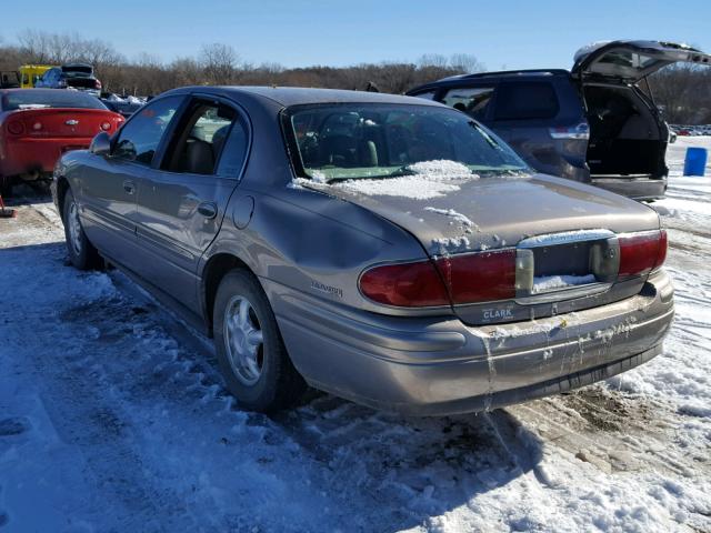 1G4HR54K61U296164 - 2001 BUICK LESABRE LI GOLD photo 3