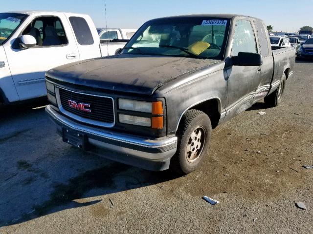 2GTEC19R4W1557611 - 1998 GMC SIERRA C15 BLACK photo 2