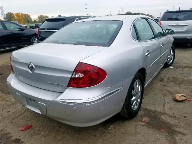 2G4WD562X51347833 - 2005 BUICK LACROSSE C SILVER photo 4