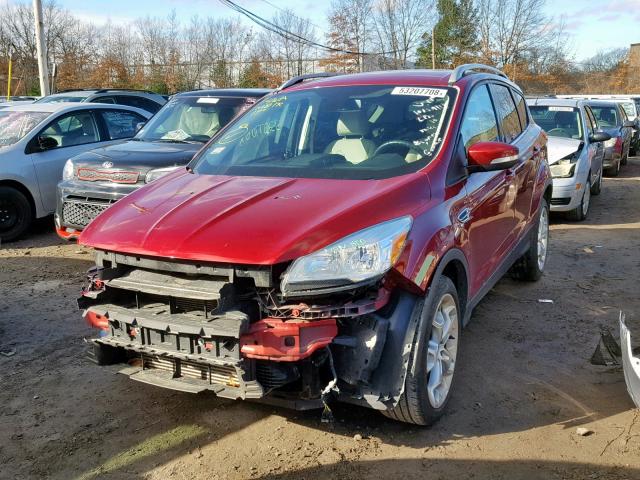 1FMCU9J94EUB52295 - 2014 FORD ESCAPE TIT RED photo 2