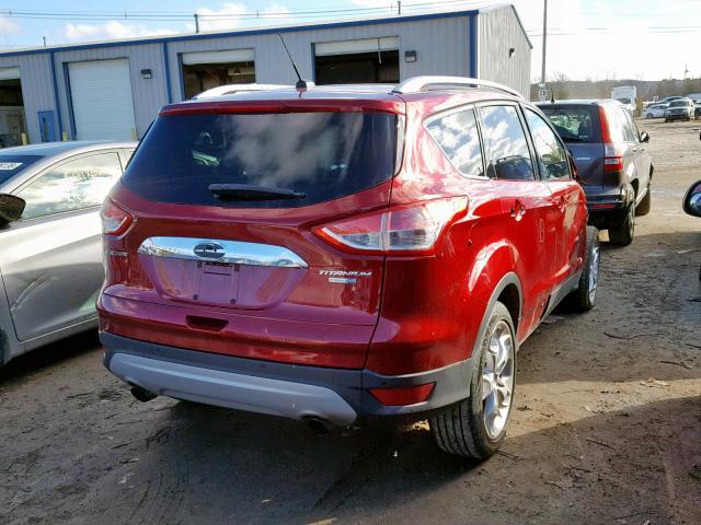 1FMCU9J94EUB52295 - 2014 FORD ESCAPE TIT RED photo 4