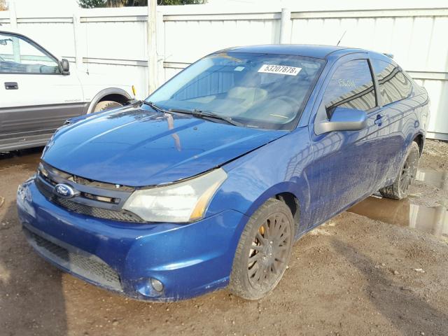 1FAHP33N79W158214 - 2009 FORD FOCUS SES BLUE photo 2