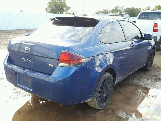 1FAHP33N79W158214 - 2009 FORD FOCUS SES BLUE photo 4