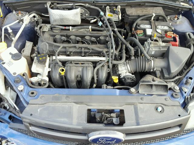 1FAHP33N79W158214 - 2009 FORD FOCUS SES BLUE photo 7