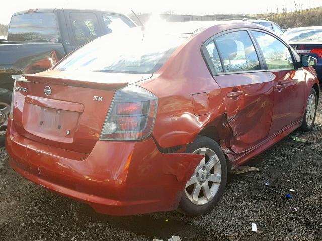 3N1AB6AP1BL609006 - 2011 NISSAN SENTRA 2.0 RED photo 4