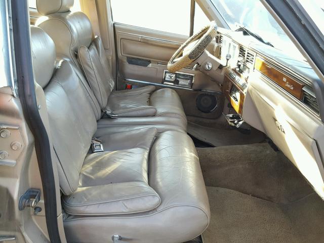 1LNBM82F3KY732197 - 1989 LINCOLN TOWN CAR S TAN photo 5