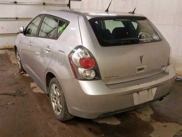 5Y2SP6E05AZ404098 - 2010 PONTIAC VIBE SILVER photo 3