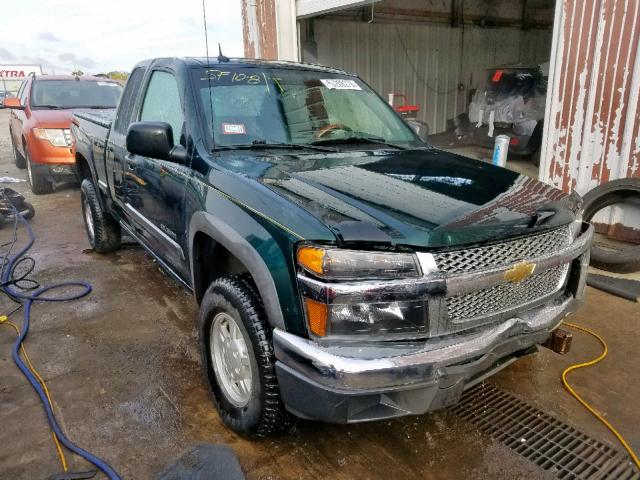 1GCDT196158255030 - 2005 CHEVROLET COLORADO GREEN photo 1