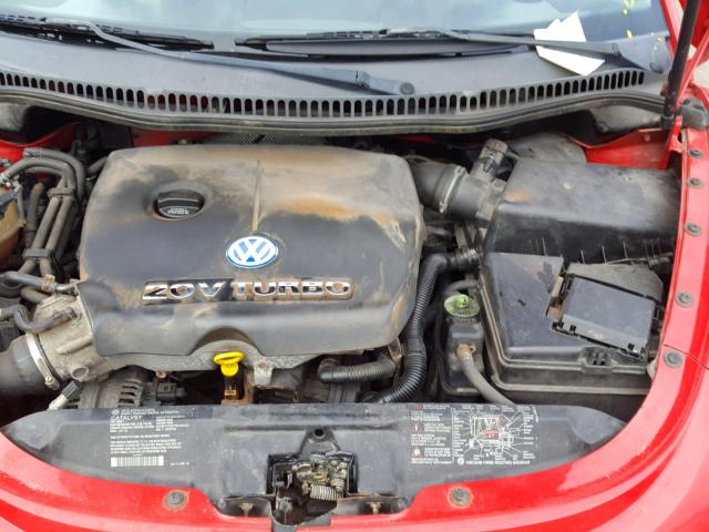 3VWED21CX1M481420 - 2001 VOLKSWAGEN NEW BEETLE 红色 照片 7