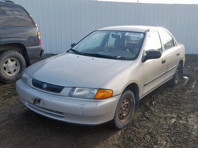 JM1BC1418V0133640 - 1997 MAZDA PROTEGE DX BEIGE photo 2