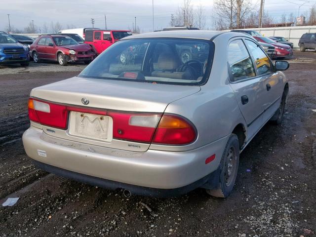 JM1BC1418V0133640 - 1997 MAZDA PROTEGE DX BEIGE photo 4