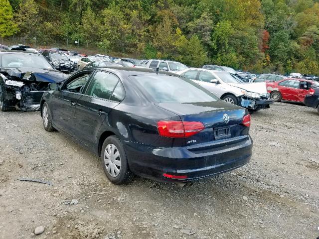 3VW2K7AJ9FM325865 - 2015 VOLKSWAGEN JETTA BASE 黑色 照片 3