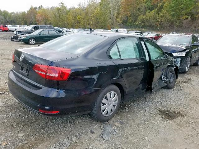 3VW2K7AJ9FM325865 - 2015 VOLKSWAGEN JETTA BASE 黑色 照片 4