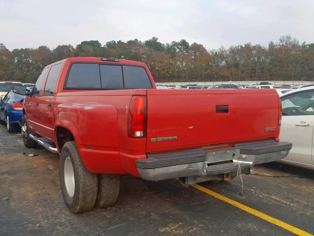 1GTHC33J9YF441277 - 2000 GMC SIERRA C35 RED photo 3