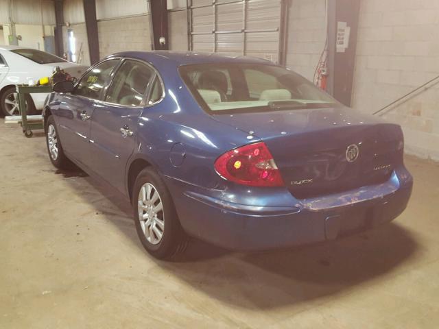 2G4WC582261186136 - 2006 BUICK LACROSSE C BLUE photo 3