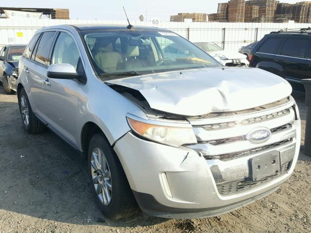 2FMDK3JC6BBB18315 - 2011 FORD EDGE SEL SILVER photo 1