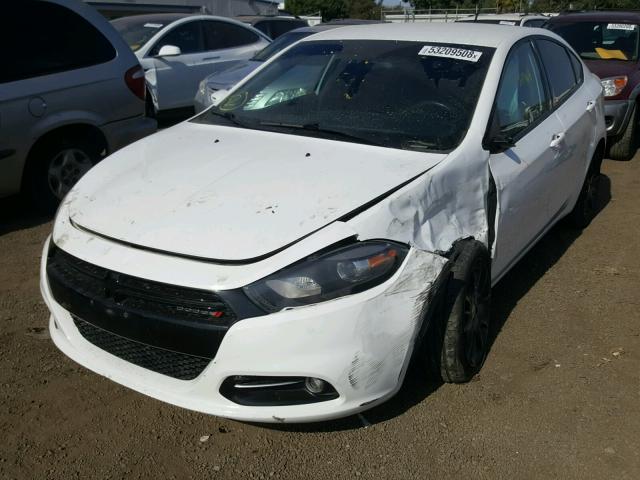 1C3CDFBA8DD342082 - 2013 DODGE DART SXT WHITE photo 2