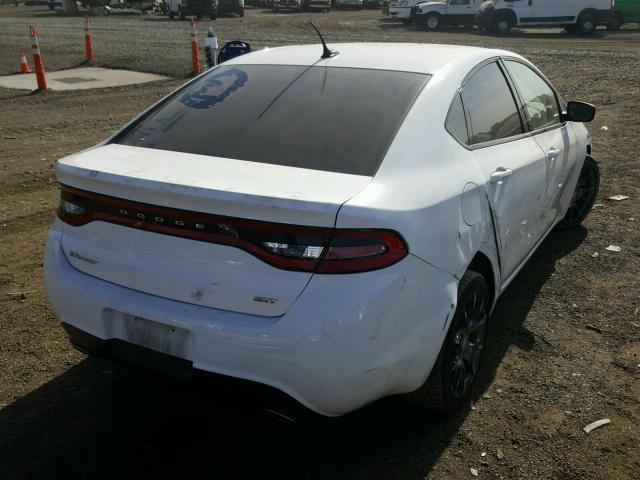 1C3CDFBA8DD342082 - 2013 DODGE DART SXT WHITE photo 4