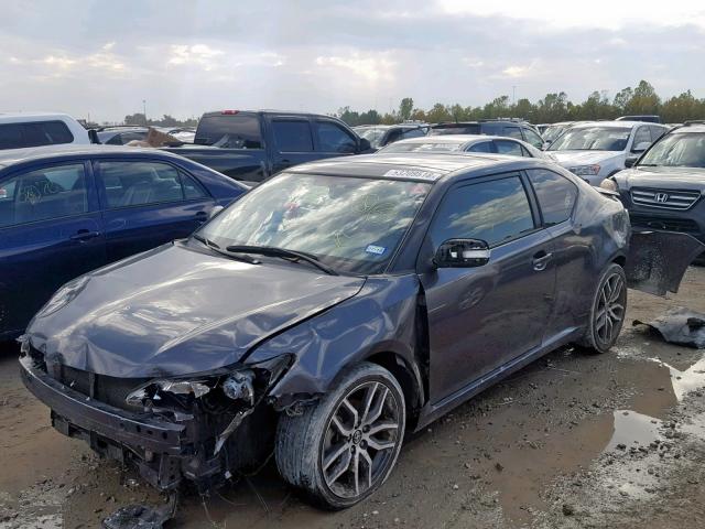 JTKJF5C75E3086302 - 2014 TOYOTA SCION TC ნაცრისფერი ფოტო 2