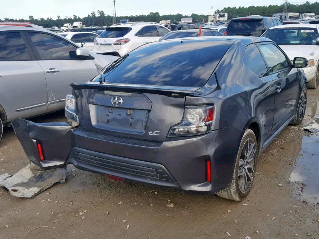JTKJF5C75E3086302 - 2014 TOYOTA SCION TC ნაცრისფერი ფოტო 4