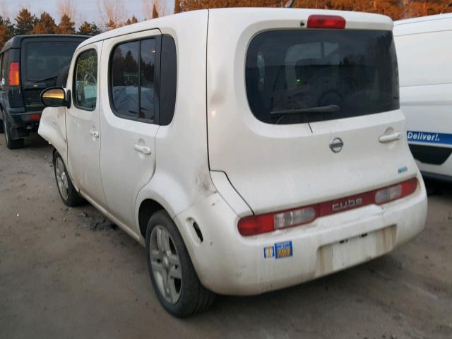 JN8AZ2KR1DT304884 - 2013 NISSAN CUBE S WHITE photo 3