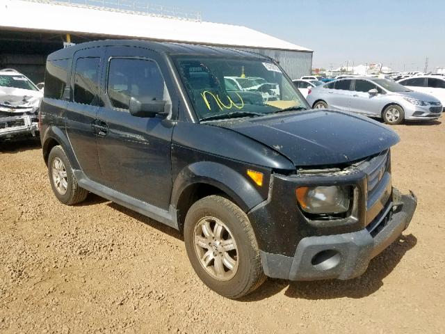 5J6YH187X7L012405 - 2007 HONDA ELEMENT EX BLACK photo 1