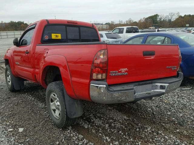 5TENX62NX7Z466011 - 2007 TOYOTA TACOMA PRE RED photo 3