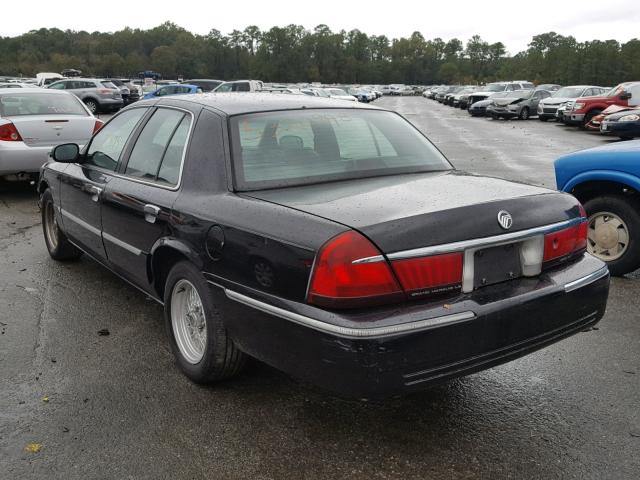 2MEFM75W0YX695614 - 2000 MERCURY GRAND MARQ BLACK photo 3