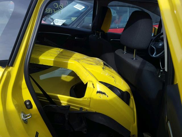 3HGGK5H84FM742957 - 2015 HONDA FIT EX YELLOW photo 6