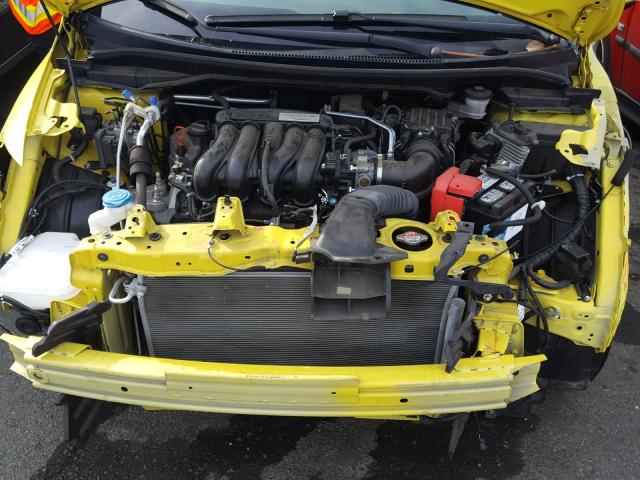 3HGGK5H84FM742957 - 2015 HONDA FIT EX YELLOW photo 7