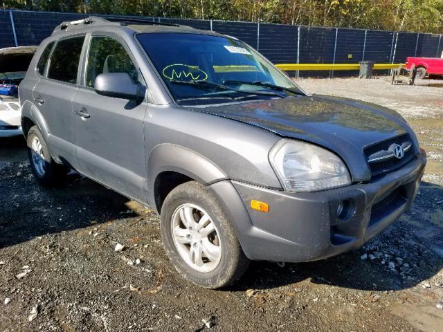 KM8JN12D87U610982 - 2007 HYUNDAI TUCSON SE GRAY photo 1