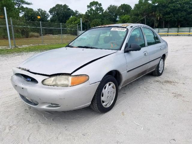 1FALP10P6VW269156 - 1997 FORD ESCORT SILVER photo 2