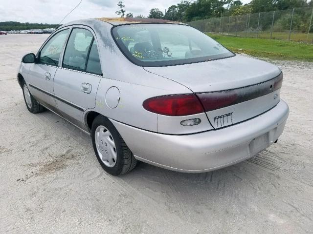 1FALP10P6VW269156 - 1997 FORD ESCORT SILVER photo 3