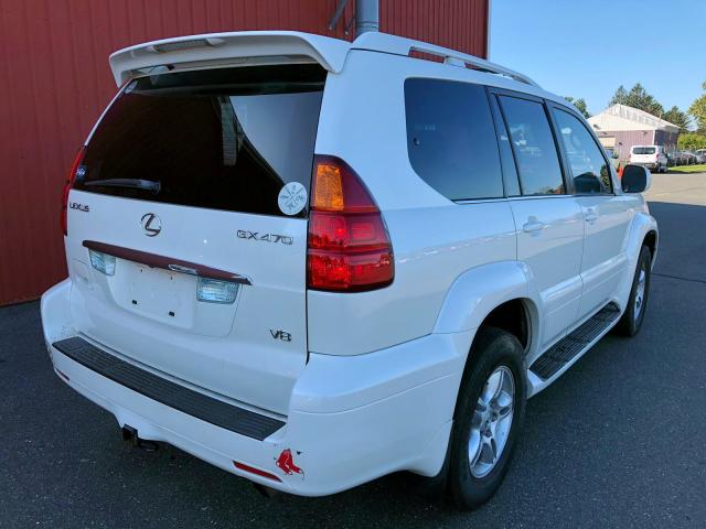 JTJBT20XX70138791 - 2007 LEXUS GX 470 WHITE photo 4