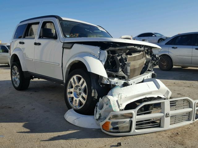 1D4PU4GK1BW585398 - 2011 DODGE NITRO HEAT WHITE photo 1