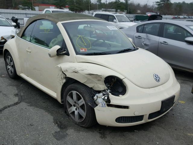 3VWRG31Y56M325299 - 2006 VOLKSWAGEN NEW BEETLE CREAM photo 1