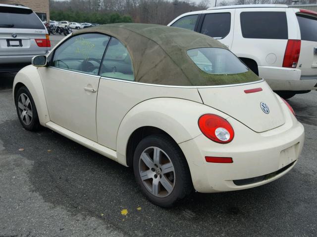 3VWRG31Y56M325299 - 2006 VOLKSWAGEN NEW BEETLE CREAM photo 3