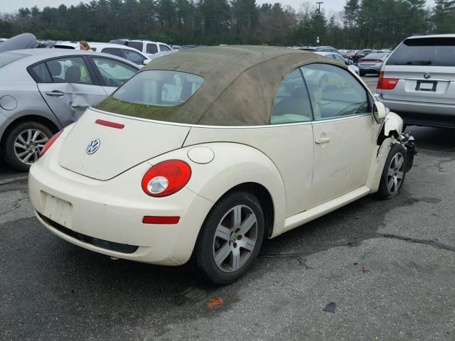 3VWRG31Y56M325299 - 2006 VOLKSWAGEN NEW BEETLE CREAM photo 4