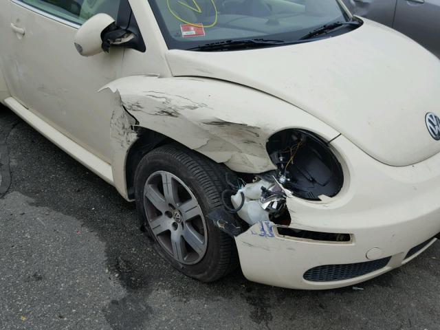 3VWRG31Y56M325299 - 2006 VOLKSWAGEN NEW BEETLE CREAM photo 9