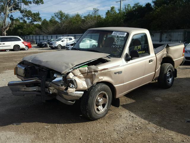 1FTCR10A9SUA50277 - 1995 FORD RANGER BROWN photo 2