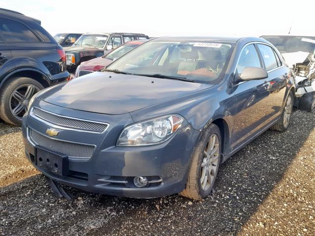 1G1ZK57729F193742 - 2009 CHEVROLET MALIBU LTZ ნაცრისფერი ფოტო 2