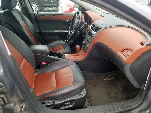 1G1ZK57729F193742 - 2009 CHEVROLET MALIBU LTZ ნაცრისფერი ფოტო 5