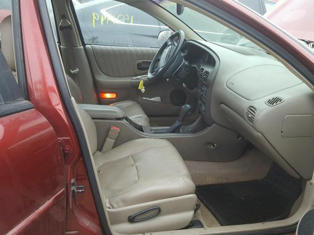 1G2WP52K8YF218489 - 2000 PONTIAC GRAND PRIX წითელი ფოტო 5