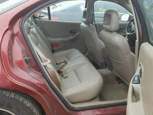 1G2WP52K8YF218489 - 2000 PONTIAC GRAND PRIX წითელი ფოტო 6